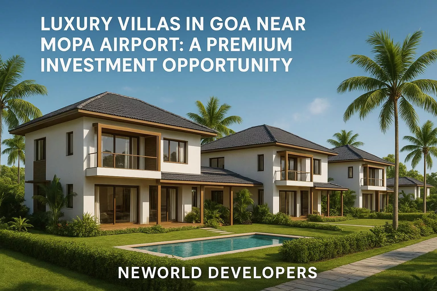 Luxury Villas in Goa Near Mopa Airport: A Premium Investment Opportunity by Neworld Developers